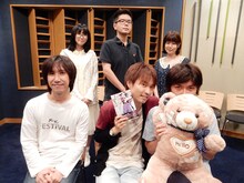 （上段左から）仲谷明香、長南翔太、小堀幸。（下段左から）平川大輔、代永翼、佐藤拓也。