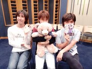 （左から）墨染楓役の平川大輔、河内遥役の代永翼、常盤恭一役の佐藤拓也。