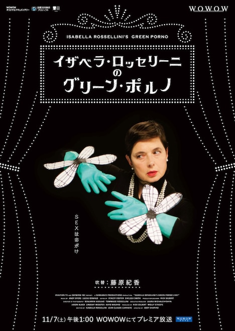 「イザベラ・ロッセリーニのグリーン・ポルノ」ポスター