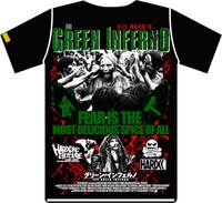 ハードコアチョコレート「グリーン・インフェルノ」Tシャツ裏面 価格：3800円