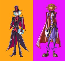 左から諏訪部順一が演じるウォープ、中尾隆聖が演じるナイトパンプキン。(c)2015 映画Go！プリンセスプリキュア製作委員会