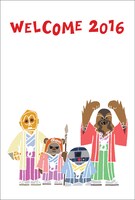 「スター・ウォーズ」デザインのウェブキャラ年賀はがき。(c)Lucasfilm Ltd.