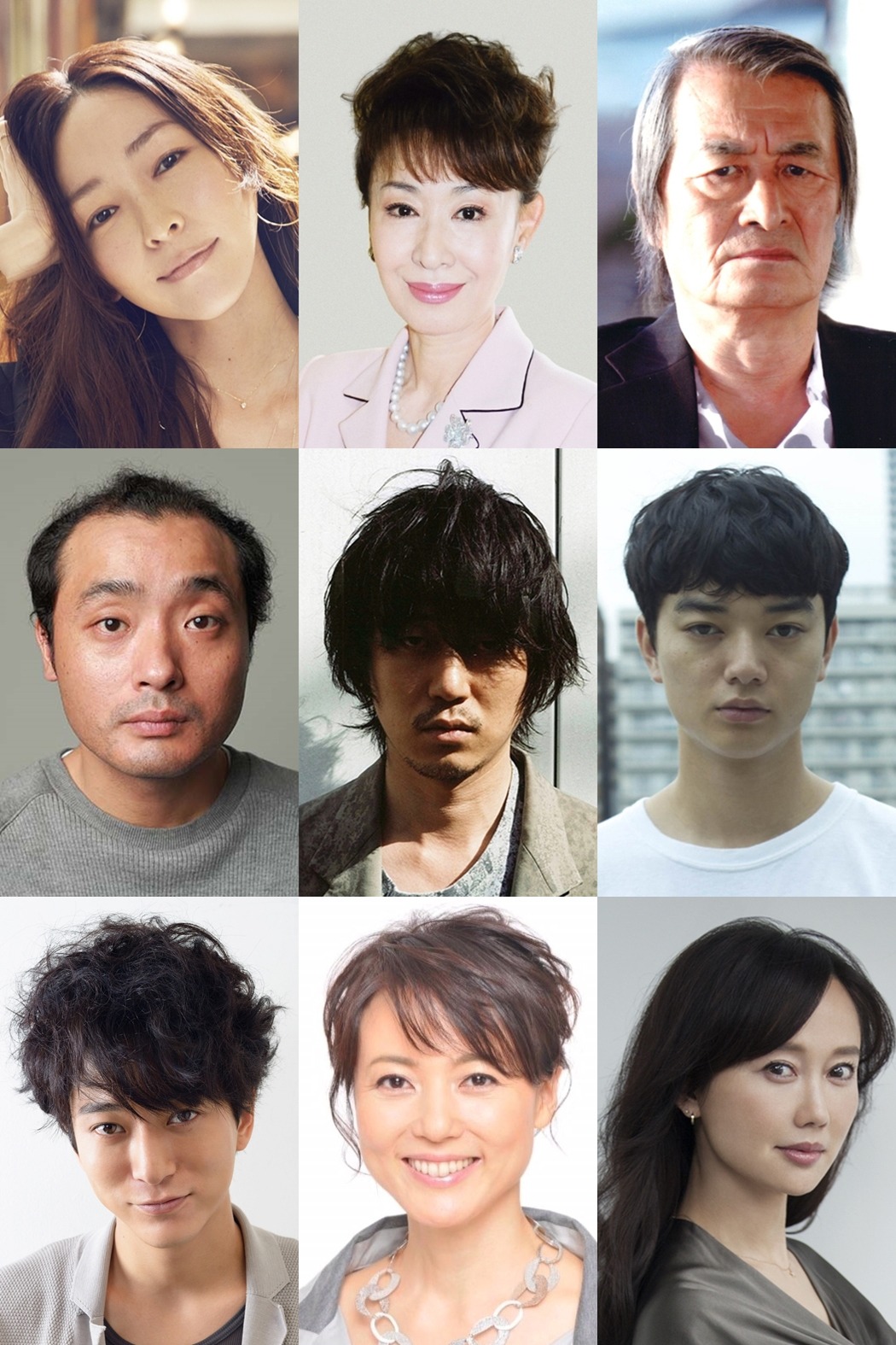 「俳優 亀岡拓次」のキャスト。(c)2016『俳優 亀岡拓次』製作委員会