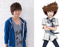 左より花江夏樹、八神太一キャラクタービジュアル。(c)本郷あきよし・東映アニメーション