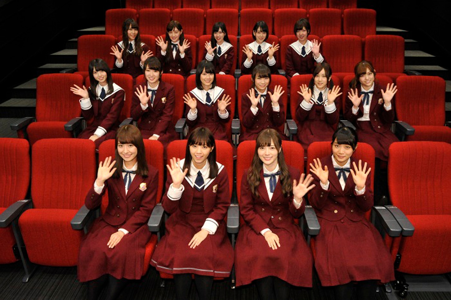 「心が叫びたがってるんだ。」を鑑賞した乃木坂46のメンバー。