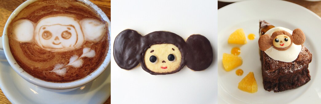 チェブラーシカのコラボメニュー続々登場、吉祥寺がアニメで染まる10日間