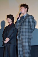 舞台挨拶の様子。