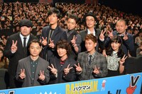 「バクマン。」初日舞台挨拶の様子。