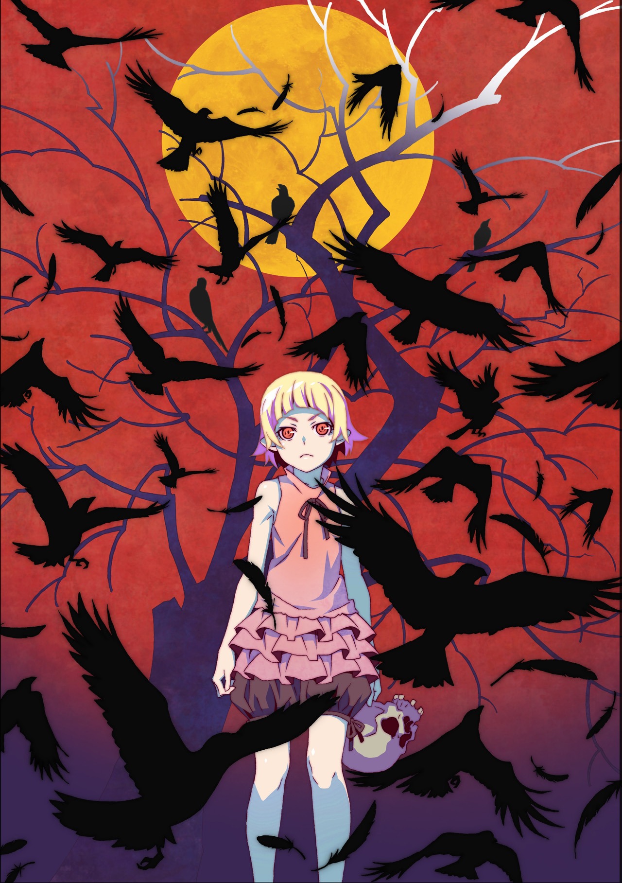 「傷物語〈I鉄血篇〉」 ビジュアル (c)西尾維新／講談社・アニプレックス・シャフト
