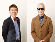 「バラいろダンディ」水曜レギュラーの玉袋筋太郎（左）、RHYMESTER宇多丸（右）。