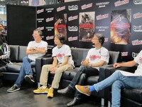 ニューヨーク・コミコン2015で行われた、ガメラ生誕50周年記念イベントの様子。