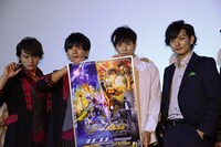 左から小林豊、松田岳、青木玄徳、久保田悠来。