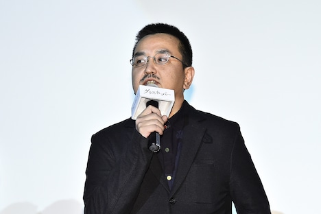 「グラスホッパー」舞台挨拶に登壇した瀧本智行。