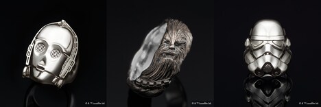 「スター・ウォーズ」ジュエリーのリング。