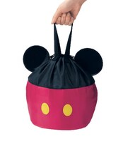 おせち・ミッキーマウス・シルエット三段重の収納袋。(c)Disney