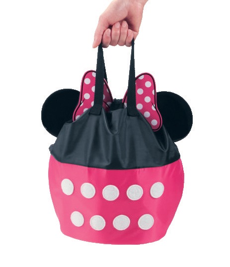 おせち・ミニーマウス・シルエット三段重の収納袋。(c)Disney