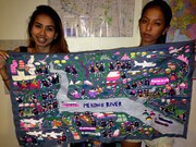 モン族の歴史が語られる布レリーフ（3万円コース）