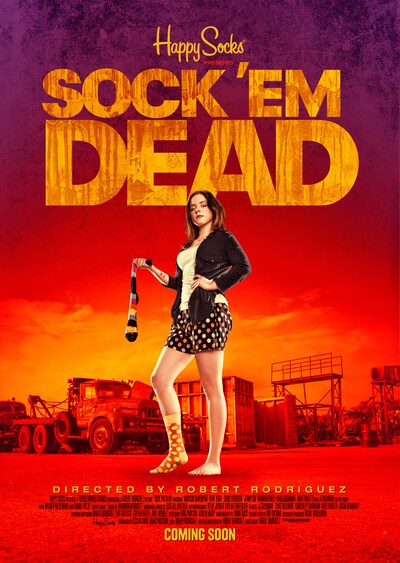 ロバート・ロドリゲスとハッピーソックスがコラボレーションしたショートフィルム「SOCK'EM DEAD」。