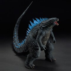 背びれ光らせ雄叫び上げる「GODZILLA ゴジラ」大型フィギュアが登場 