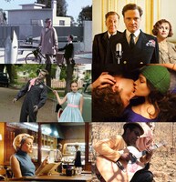 左上から時計回りに「ジャック・タチ短編集」「英国王のスピーチ」「マイ・ブルーベリー・ナイツ」「ギターマダガスカル」「ストックホルムでワルツを」「ゾンビーノ」 (c)Les Films de Mon Oncle - Specta Films C.E.P.E.C. (c)2010 See-Saw Films. All rights reserved. (c)Block 2 Pictures 2006 (c)FLYING IMAGE (c)2006 ZOMCOM MOTION PICTURE DIVISION INC. ALL RIGHTS