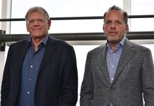 左からロバート・ゼメキス、ジャック・ラプキー。