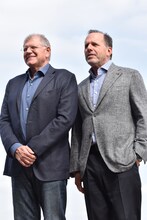 左からロバート・ゼメキス、ジャック・ラプキー。