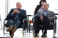 左からロバート・ゼメキス、ジャック・ラプキー。