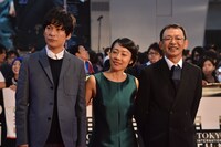 「アレノ」の川口覚、山田真歩、越川道夫。