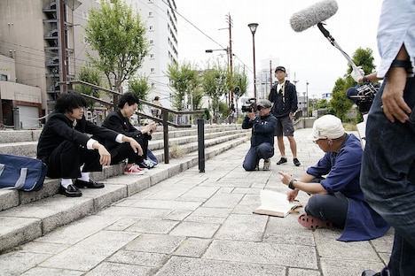 「セトウツミ」撮影風景 （c）2015「セトウツミ」製作委員会