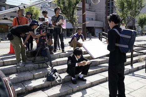 「セトウツミ」撮影風景 （c）2015「セトウツミ」製作委員会