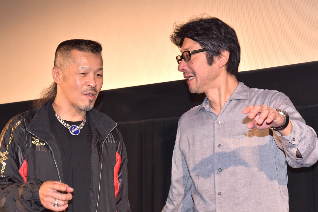 左から辰吉丈一郎、阪本順治。
