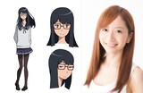 左より望月芽心キャラクタービジュアル、荒川美穂。(c)本郷あきよし・東映アニメーション
