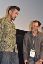 左から渋川清彦、越川道夫。