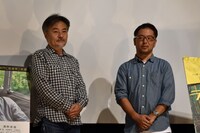 左から黒沢清、菊地健雄。