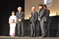 左から吉永小百合、山田洋次、ジョン・ウー、大友啓史。