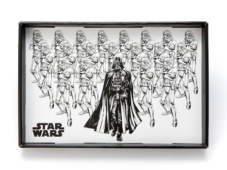 「スター・ウォーズ ビーンズコレクションボックス・ディスプレイポケットセット」コレクションボックスのフタ裏面。