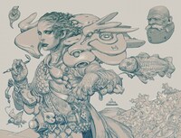 「寺田克也ココ12年展～絵を描いて生きていく方法？～」ビジュアル