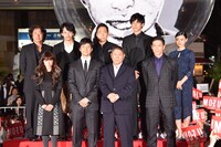 「劇場版 MOZU」ワールドプレミア完成記念トークショーの様子。