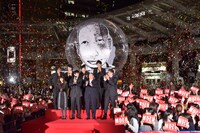 「劇場版 MOZU」ワールドプレミア完成記念トークショーの様子。