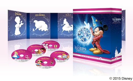 D23 Expo Japan 2015 開催記念 ディズニー・ブルーレイ・ベストセレクションの展開図。
