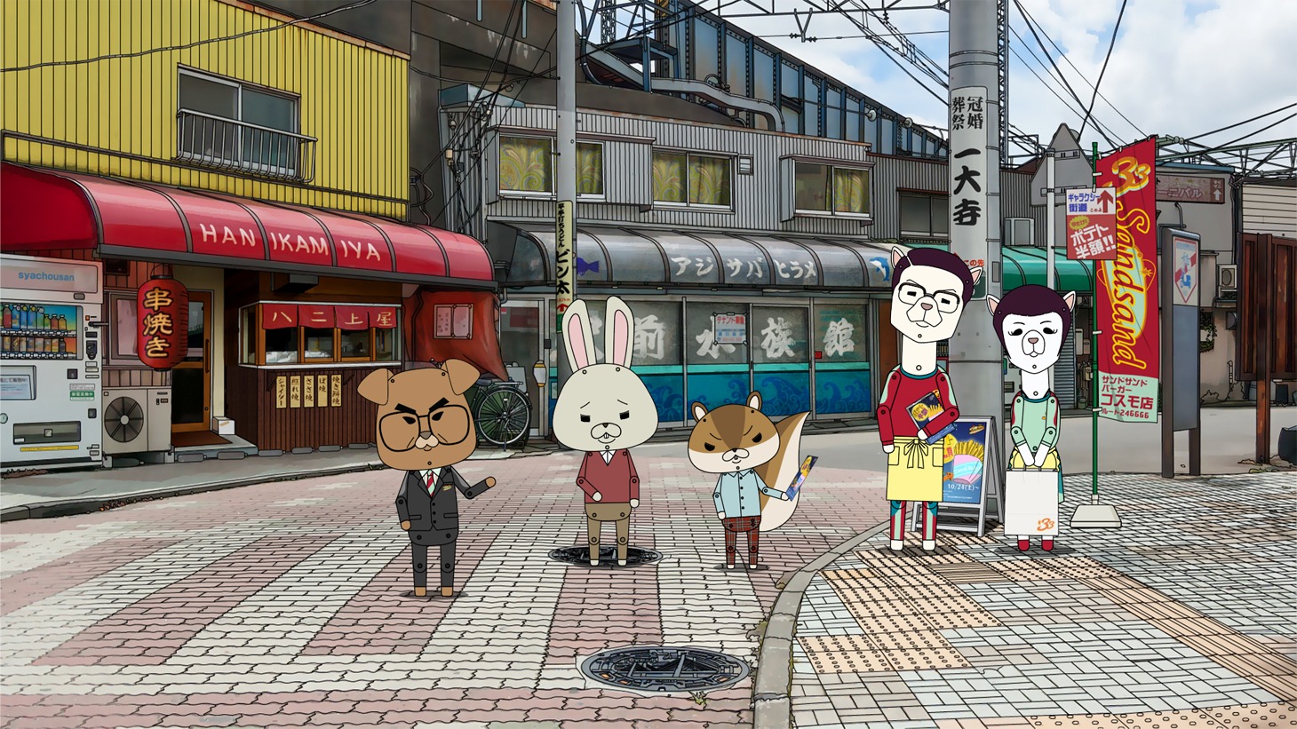 「紙兎ロぺ」と「ギャラクシー街道」のコラボエピソードより。(c)紙兎ロぺプロジェクト 2015／フジテレビジョン