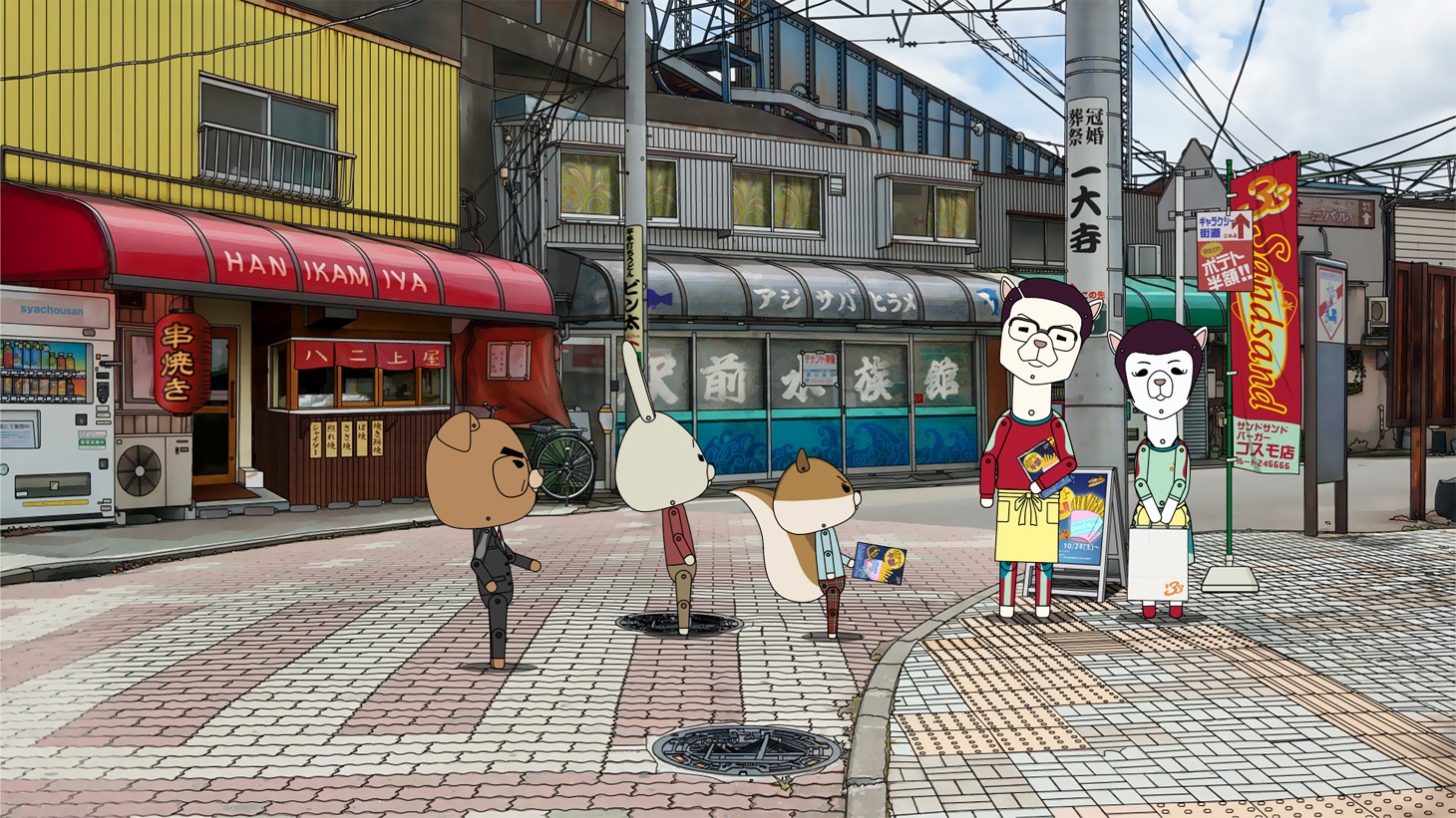 「紙兎ロぺ」と「ギャラクシー街道」のコラボエピソードより。(c)紙兎ロぺプロジェクト 2015／フジテレビジョン