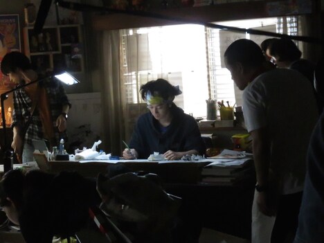 「バクマン。」メイキング写真 (c)2015 映画「バクマン。」製作委員会