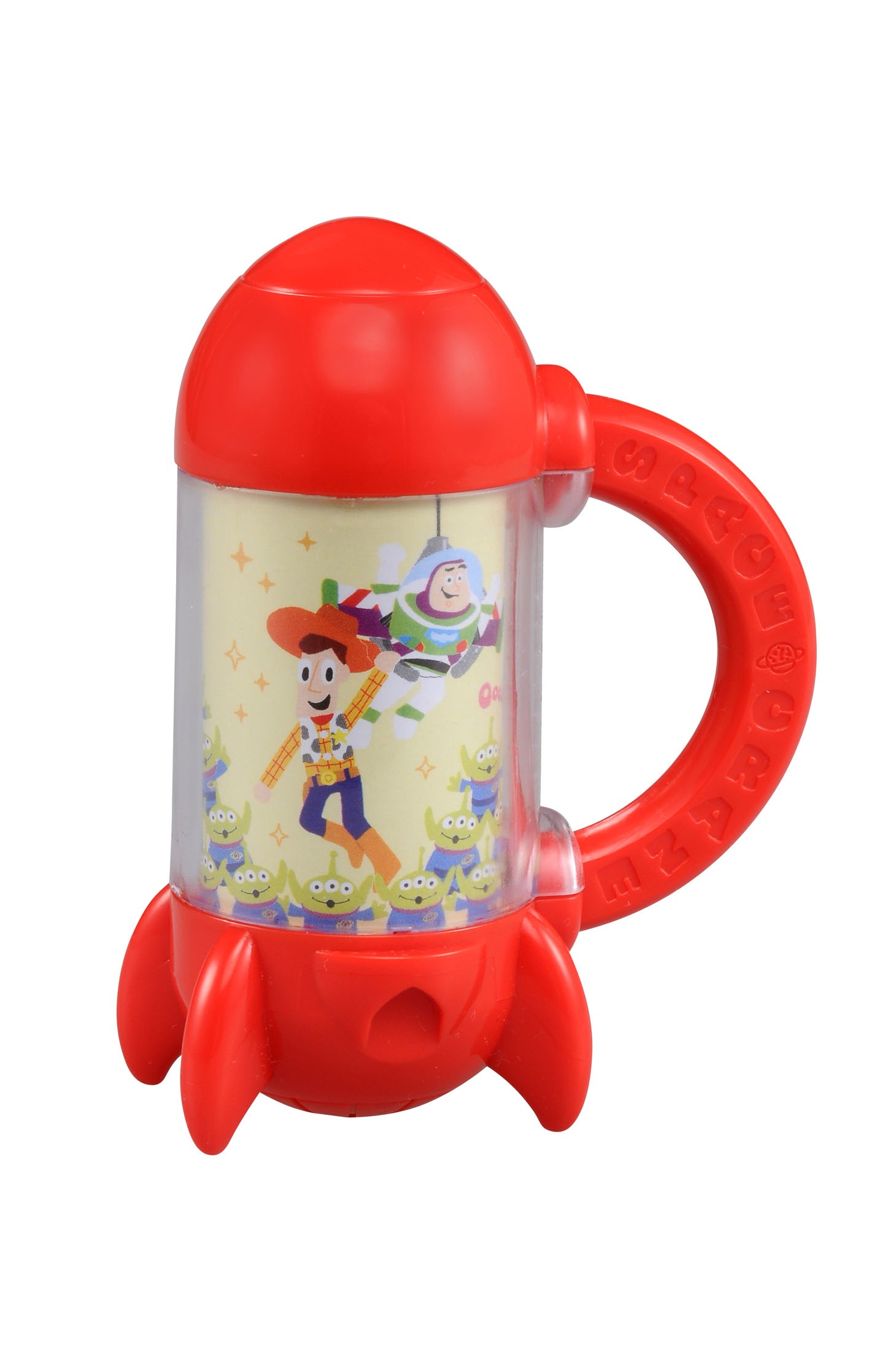 ベビーグッズ「Dear Little Hands」シリーズ 「にぎってふってポロロン トイ・ストーリー」（842円） (c)Disney / Pixar