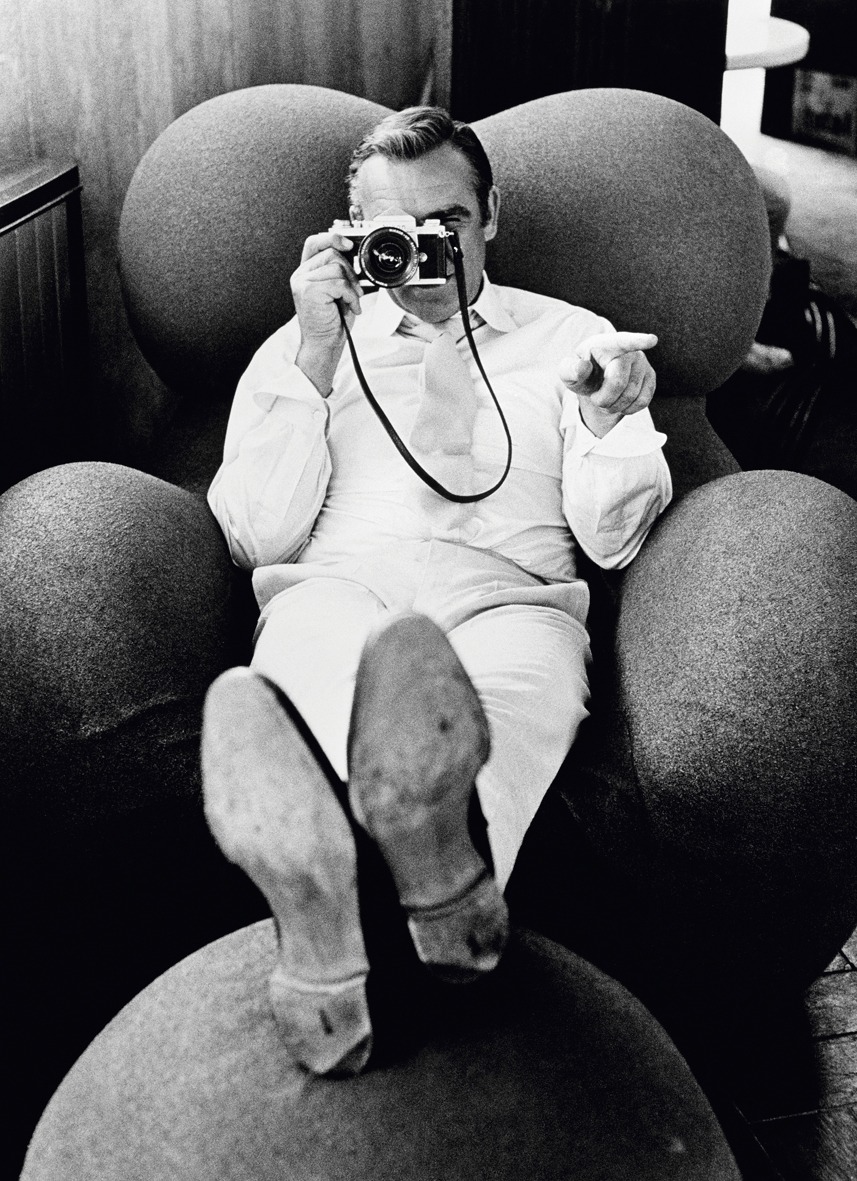 「007／ダイヤモンドは永遠に」撮影現場でのショーン・コネリー。(c)Terry O'Neill