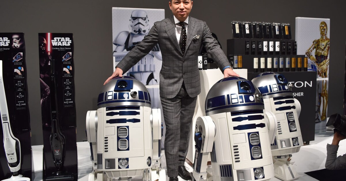 等身大R2-D2やダース・ベイダーマスクが家電に！AQUA新シリーズ発表 