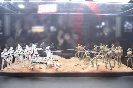 「STAR WARS」コーナーの様子。