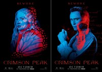 「クリムゾン・ピーク」前売り特典US版ポスター。左からミア・ワシコウスカ、トム・ヒドルストン。(c) Universal Pictures.
