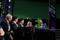 「COMIKAZE EXPO 2015」での「THE REFLECTION」製作発表の模様。