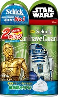 「薬用シェーブガード シェービングフォーム ダブルパック スター・ウォーズ デザイン缶」 (c) & TM Lucasfilm Ltd.